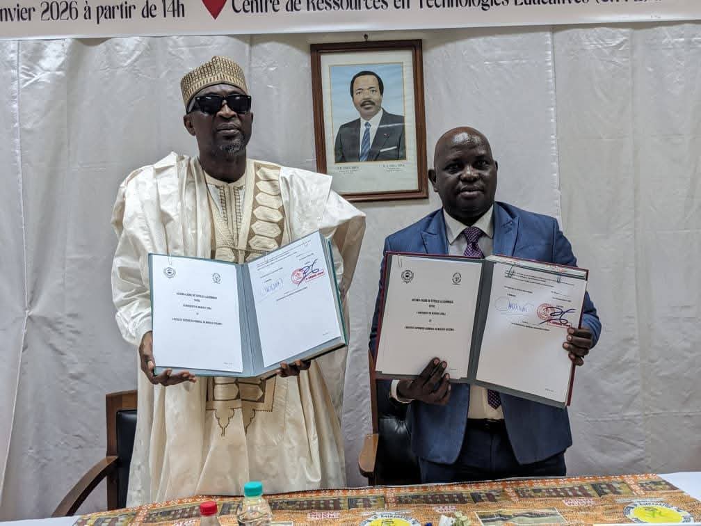 Un accord cadre entre ISGEMO et l'Université de Maroua
